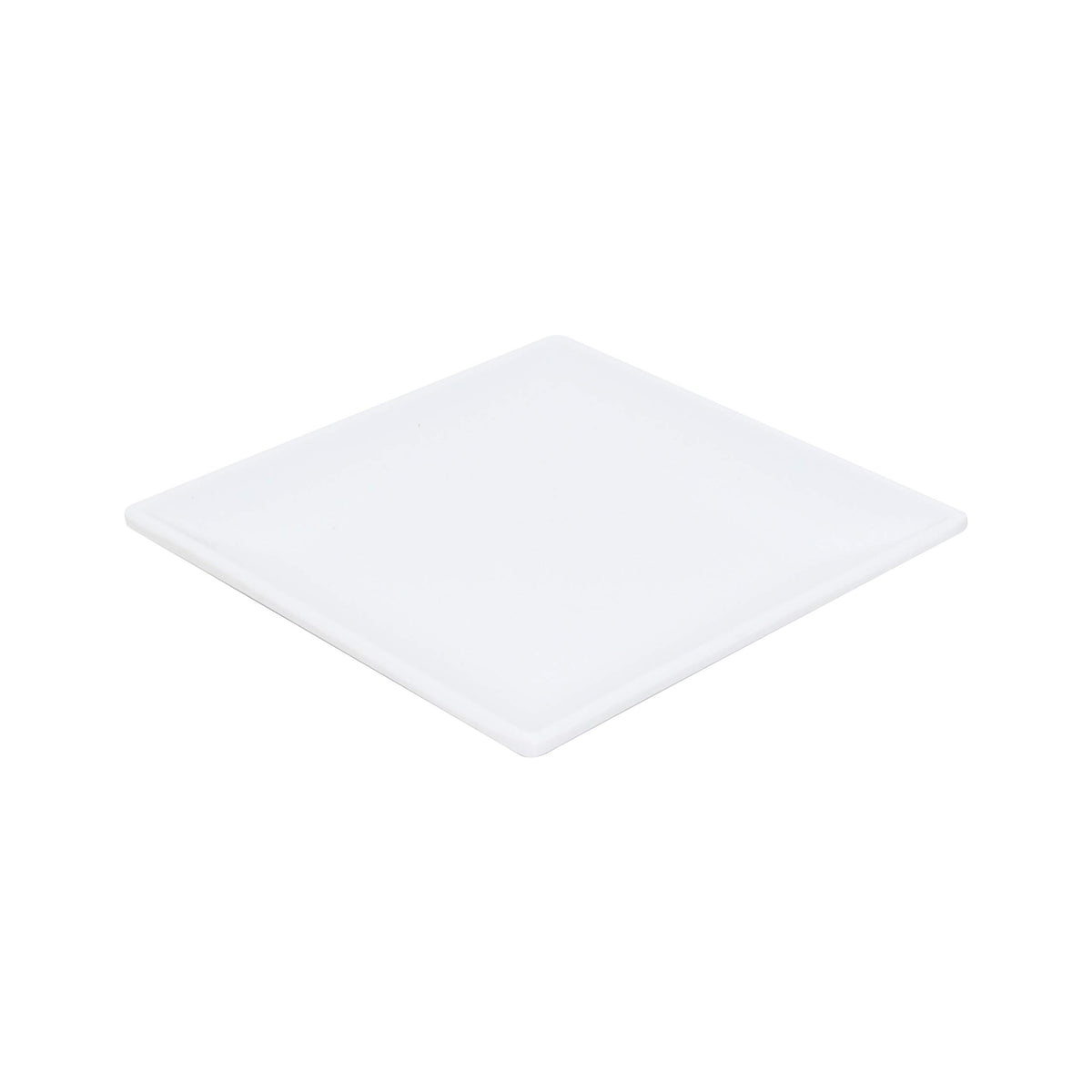 Classic white melamine dinnerware collection 7 1/4" square plate by Thunder Group – Large, Melamine, White, Model 29007WT