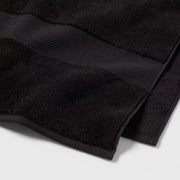 Threshold Performance Plus Heavyweight Cotton Terry Washcloths by Generic – Washcloths, Cotton, Black, Model 191908978871