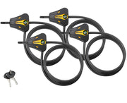 Master Lock 4 Pack / black and yellow / cargo Cables & Chains