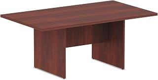 Alera Valencia Series Conference Table, Rectangular, 70.88w x 41.38d x 29.5h, Medium Cherry
