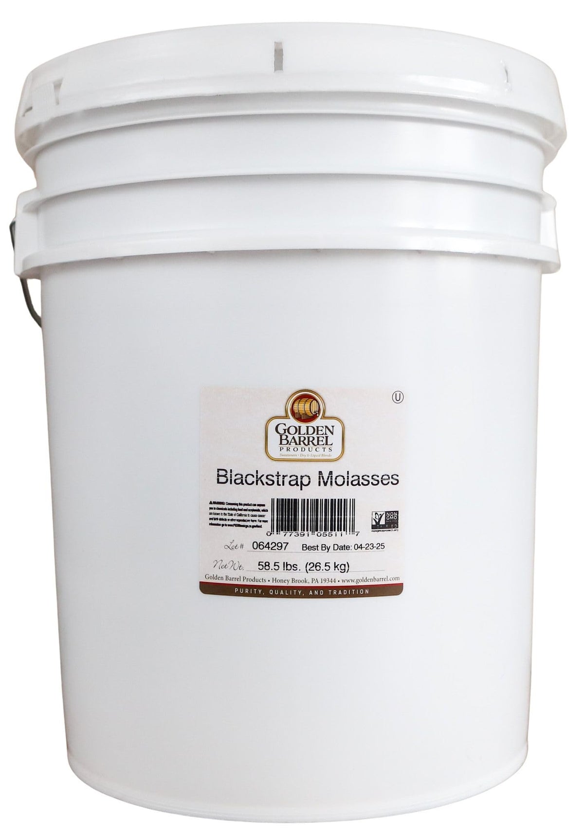Organic Molasses by GOLDEN BARREL – 640 Fl Oz (Pack of 1)