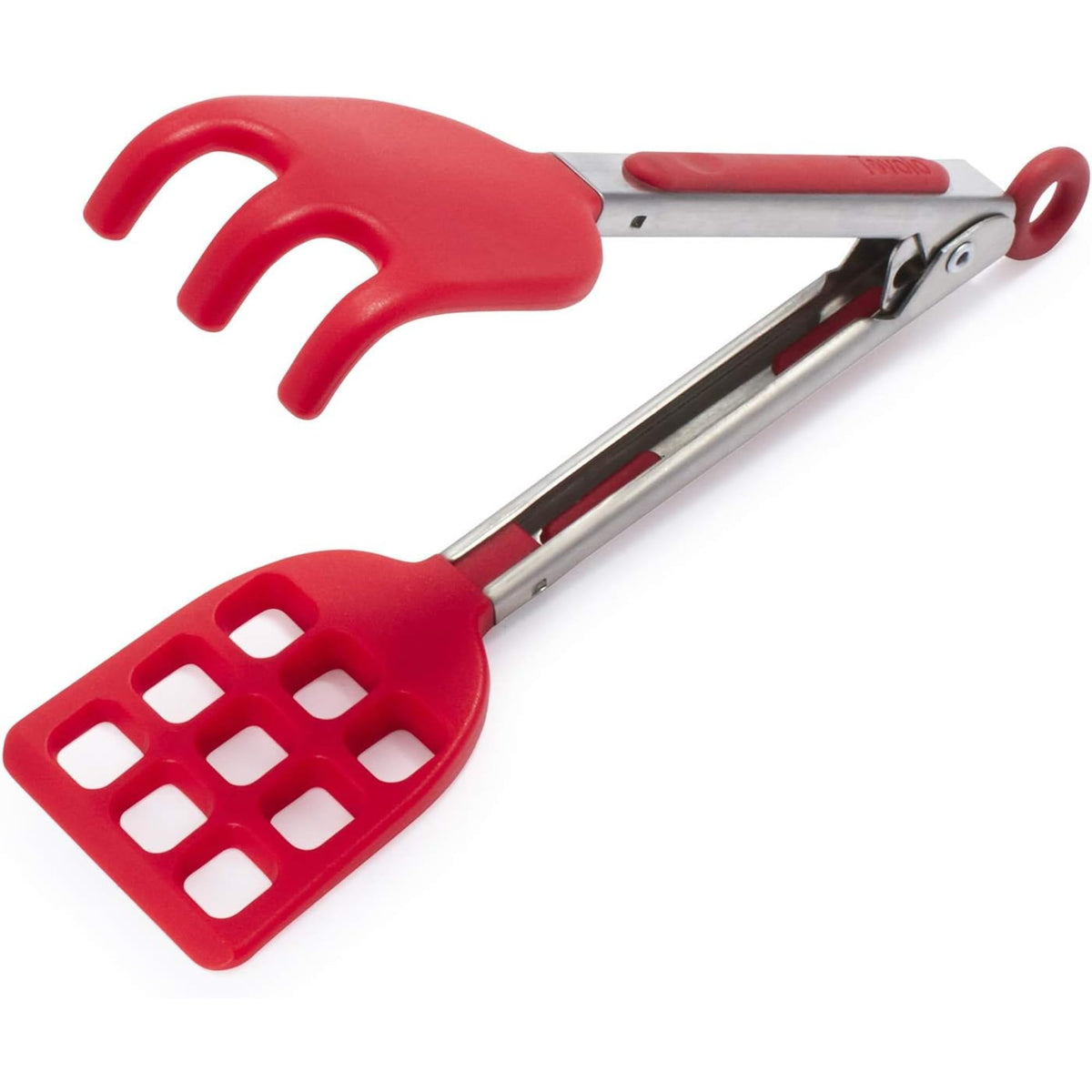 Waffle Tongs Mini Silicone Kitchen Tongs for Cooking Serving Flat Stainless Steel Small Tongs with Silicone Tips for Salads Belgian Waffles Air Fryer Appetizers Dishwasher Safe