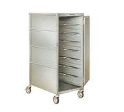 Compact Tray Delivery Cart- Stainless steels by Lakeside – Aluminum, Silver