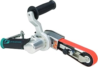 Dynabrade (15300) Dynafile III Abrasive Belt Tool | 0.7 hp 20,000 RPM Pneumatic Motor, 7 Degree Offset | For 1/4"-1" (6-25 mm) Wide x 18" (457 mm) Long Belts