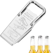 Westmark 3-in-1 Monopol Edition Steel Rubber Hermetus Silver Red Bottle Opener and Cap/Screw Cap Opener 61833360
