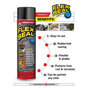 Clear Rubber Spray Sealant 2 oz. by Flex Seal – 2 oz., Rubber, Pack of 12, Model FSCLRMINI