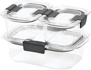 Rubbermaid Brilliance Leak-Proof Food Storage Containers with Airtight Lids