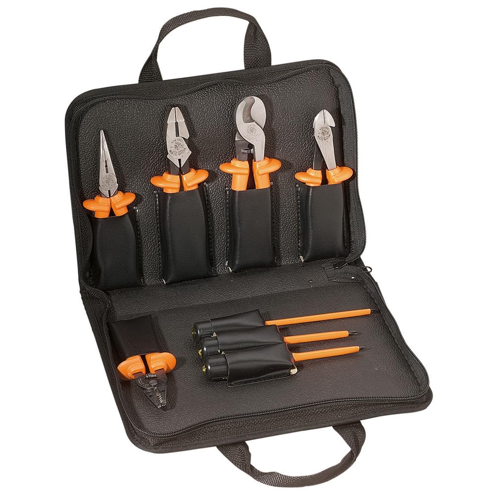 Premium Insulated Tool Kit by KLEIN TOOLS – One Size, Nylon, Black, Model 33529