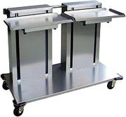 2814 Mobile Tray & Glass/Cup Rack Dispenser, Cantilever Style for 12" x 22" Trays
