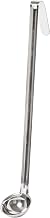 Thunder Group SLOL001 Ladle, 1/2 oz. Capacity, one-Piece Construction, Hooked Handle, Stainless Steel, Pack of 12
