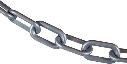 Mr. Chain Plastic Barrier Chain, Silver, 500 ft Length (50008-500)