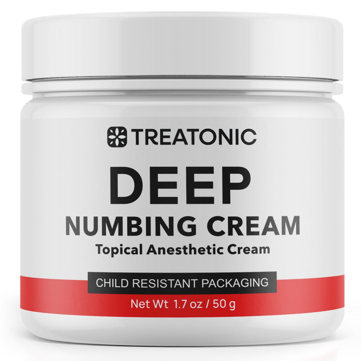 Maximum Strength Numbing Cream: Numbing Cream for Discomfort by Treatonic – 1.7 Ounce (50 g), Black-b, Model SV-Q3ZO-JC9S