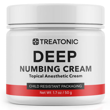 Maximum Strength Numbing Cream: Numbing Cream for Discomfort by Treatonic – 1.7 Ounce (50 g), Black-b, Model SV-Q3ZO-JC9S