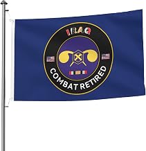 US Chemical Corps Iraq Combat Retired Premium 5x8ft Double-Sided Flags with 2 Brass Grommets - All Weathe