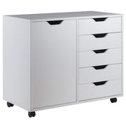 Winsome White / 4 Doors, 12 Drawers, File Drawer / Transitional Storage Cabinets