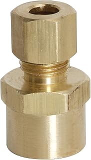 BrassCraft 14X R Union Lead-Free, 1/2 by 3/8-Inch, Rough Brass