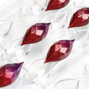 Martellato MA1060 Nicolas Nikolakopoulos Clear Polycarbonate Chocolate Mold with 16 Crystal Cavities 25mm x 55mm x 14mm High
