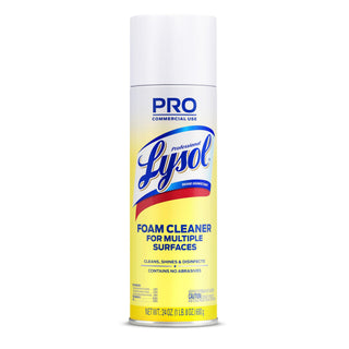 Professional Foam Cleaner for Multiple Surfaces by Lysol – 24 Ounce (Pack of 1), Multicolor, Model GIDDS-880190
