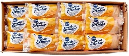 Pillsbury Frozen Meals Breakfast Scrambler Single Serve Pouch Egg Cheese 72/3.28 OZ