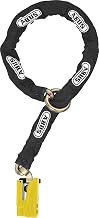 Brake Disc Lock Granite Detecto XPlus 8077 2.0 Yellow with Chain 12KS Black Loop - Combination of Motorcycle Lock with Alarm and 12 mm Thick Steel Chain - Motorcycle Accessories