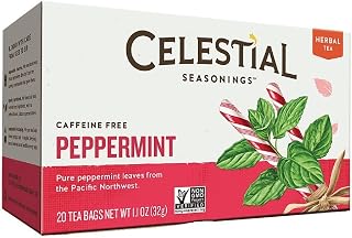 Celestial Seasonings HERB TEA,PEPPERMINT, 20 TEA BAGS (Pack of 18)