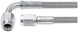 22" #3 Braided Steel Lines With -3 Ends by Allstar Performance – 22 inches, Ptfe,Stainless,Stainless Steel,Rubber,Steel, Stainless Steel, Model ALL46304-22