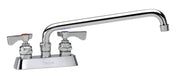 Royal Series 4" Center Deck Mount Faucet by Krowne – 18"L x 12"W x 2"H, Brass, Chrome, Model 15-306L