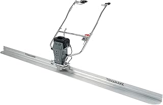 Tomahawk Power TOMAHAWK Battery Vibrating Concrete Power Screed 36V/5Ah Float Finishing Tool (4ft Blade Included)