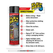 Clear Rubber Spray Sealant 2 oz. by Flex Seal – 2 oz., Rubber, Pack of 12, Model FSCLRMINI