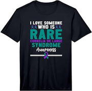 Men's I Love Someone Who is Rare Cornelia De Lange Syndrome Performance T-Shirt