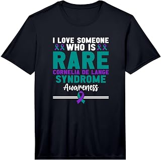 Men's I Love Someone Who is Rare Cornelia De Lange Syndrome Performance T-Shirt