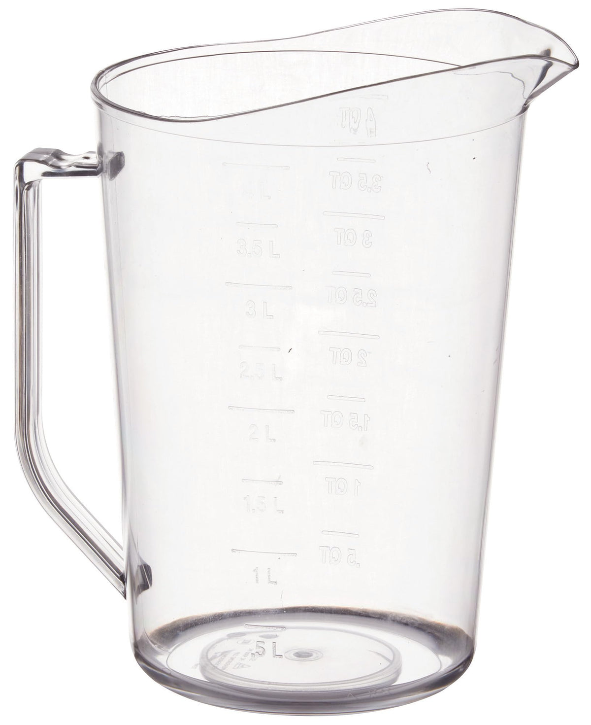Winco 4 Quart / Clear / 4.0 quarts Cups