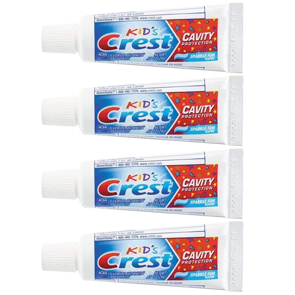 Crest Bubblegum / 0.21 Ounce (Pack of 4) / 1 Toothpaste