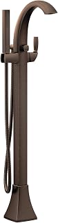 Moen Voss Oil-Rubbed Bronze One-Handle Freestanding Floor Mount Tub Filler with Handshower, 695ORB