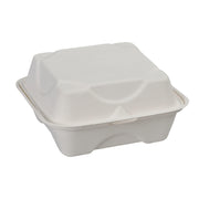 ECO PRODUCTS 6" x 6" / White / 1 Clamshell Take Out Containers