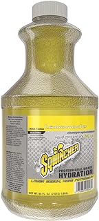 Sqwincher Liquid Concentrate | Lemonade Flavored | Low Calorie | Low Sodium | Electrolyte Replenishment Hydration Drink Mix | Makes 5 Gallons of Beverage | 64 oz (Pack of 6) | Electrolyte liquid concentrate supports hydration; mix with water, each 64 oz bottle makes 5 gallons for high volume use