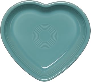 Homer Laughlin Fiesta 17-Ounce Heart Bowl, Medium, Turquoise