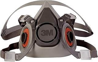 3M 6200 Half Mask for Use With 6000 Series Cartridges, Face Piece