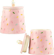 10 Strawberry Street Ice Cream Sprinkle Canister, Set of 2
