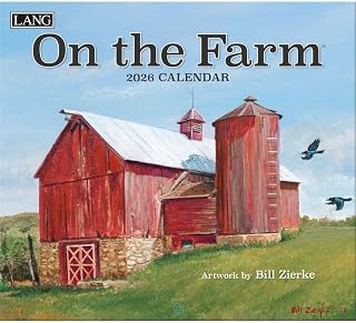 Lang, On the Farm 2026 Wall Calendar by Bill Zierke, 13.4'' X 12'', 12-Month Calendar with Stapled Binding