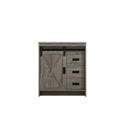 Austin Bathroom Vanity Rustic Grey by Lighting Design – Engineered Wood, Rustic Grey, Model VF90530RG