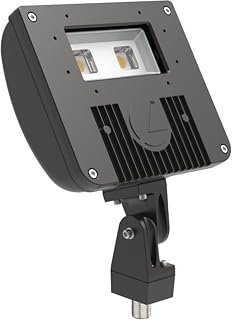 Lithonia Lighting D D-SERIES SIZE 1 LED FLOOD LUMINAIRE LED PACKAGE 2 4000K WIDE FLOOD DISTRIBUTION 120-277V KNUCKLE MOUNTING DARK BRONZE FINISH SUPER DURABLE