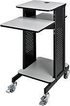 Global Industrial Projector Presentation Cart - Gray & Black