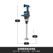 Waring 16" / Stainless Steel / WSB600X New 16” Shaft Hand Blenders