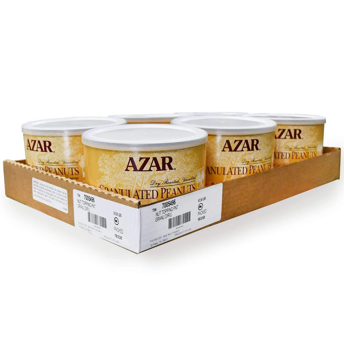 Peanut Granules Topping Dried/Us by Azar Nut Company – Pack of 6