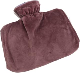 Hot Water Bottle Bag Hotpack for Hot and Cold Compress, Neck and Shoulder Pain Relief(Color:Khaki)