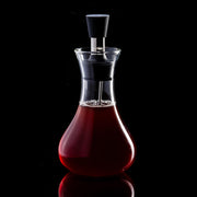 10 Oz. Oil & Vinegar Bottle by Tablecraft – Medium, Glass (te), Silver, Model 13006