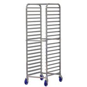 Choice Equipment Aluminum 20 Pan Knockdown Bun Pan Rack - 26"L x 21"W x 69"H by CHOICE EQUIPMENT COMPANY INC – Aluminum, Silver, Model 850001015134