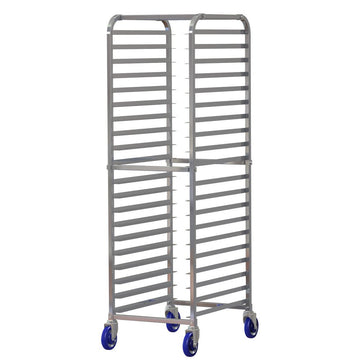 Choice Equipment Aluminum 20 Pan Knockdown Bun Pan Rack - 26"L x 21"W x 69"H by CHOICE EQUIPMENT COMPANY INC – Aluminum, Silver, Model 850001015134