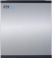 ITV Ice Makers SPIKA MS 700-H, Commercial Self-Contained Ice Maker Countertop Machine, 668 lb/24 hr, Half-Dice Cube, 22" Wide, Dual Switch, 304 Stainless Steel, Air-Cooled, High-Efficiency
